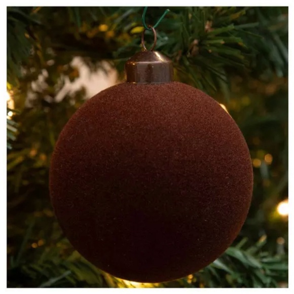 x2 HOBBY LOBBY ORNAMENTS - Flocked Ornaments - Picture 6 of 8